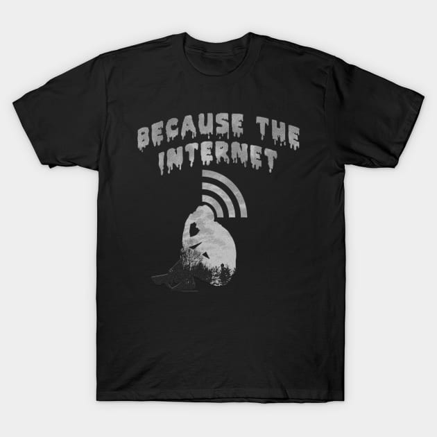 Because The Internet T-Shirt by Richiemixx